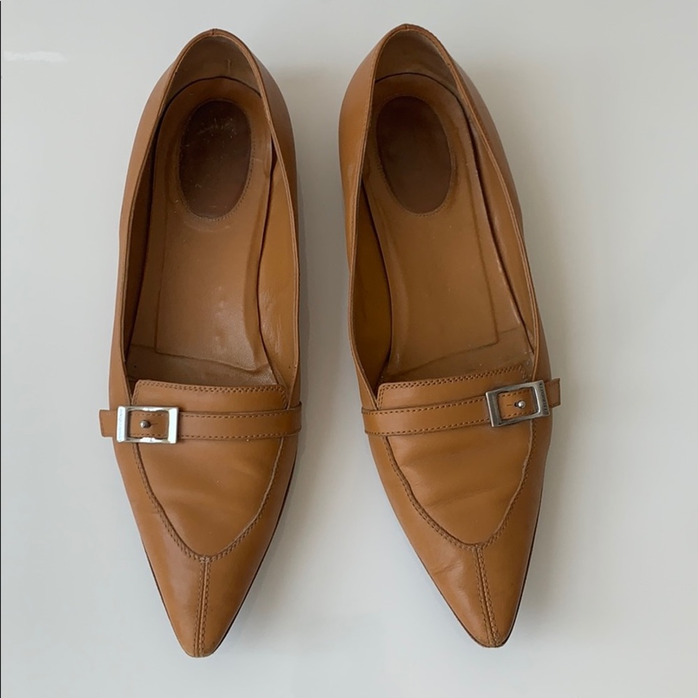 Used leather Sergio Rossi flats